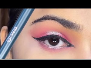 🌸 Pink & Peach Glam Eye Look | Simple Yet Stunning Eye Makeup Tutorial