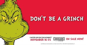 90 reactions · 11 shares | Don’t Be A Grinch! Use code WHO to access discounted tickets for select performances for Dr. Seuss’ How The Grinch Stole Christmas! The Musical opening at The Chicago Theatre on November 16! | The Chicago Theatre | Facebook