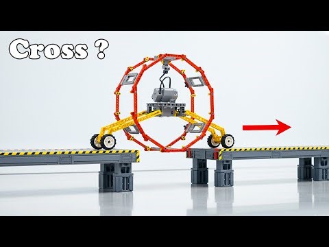 Testing LEGO Big Wheel Roll Straight - Can It Cross? | Smart Lego