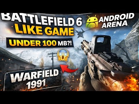 Battlefield 6-Like Game on Android UNDER 100MB?! 😱 | Warfield 1991 #battleroyale #battelfield6