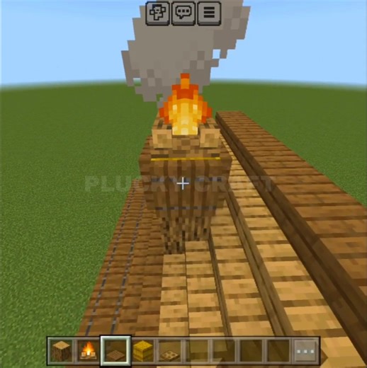 Realistic Chimney 😳 In Minecraft #minecraft #shorts #youtubeshorts