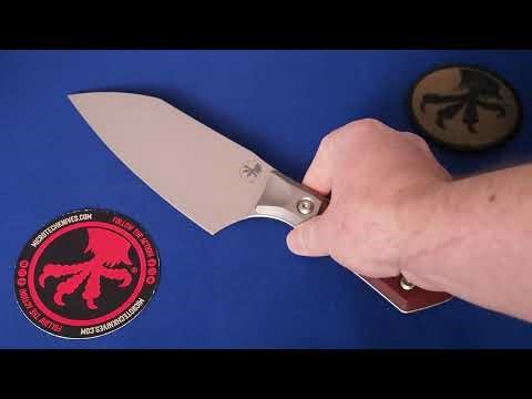 Нож Microtech Kitchen Santoku Bolster Merlot G-10 3200B-10MR USA