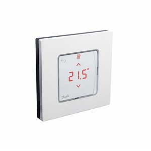 ≡ Програмований сенсорний терморегулятор Danfoss Icon Display 230V, On-wall, белый (088U1015) – купити в Києві | ціни і відгуки в MOYO