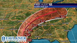 5pm update: the latest on Hurricane Ida   the storm's track