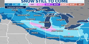 Snow, dangerous cold to linger in Midwest, Plains