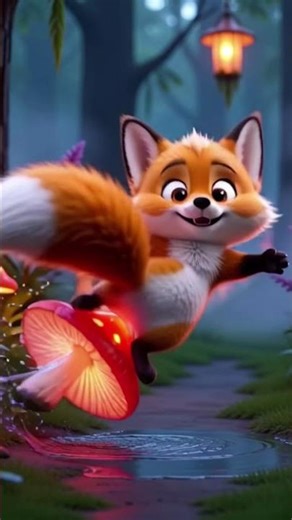 3D Cartoon Chaos: Funny & Magical Forest Adventure!”“Cute 3D Fox & Bird Friendship Story (Animation)
