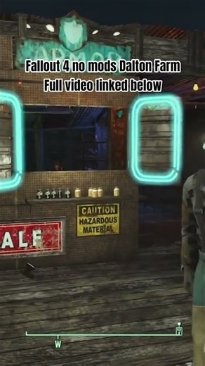 Dalton Farm Vendor Stalls no mods Fallout 4