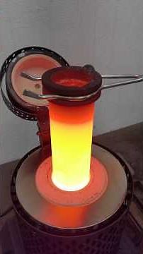 Casting Bronze Using Electric Melting Furnace #metalcasting #furnace #bronce