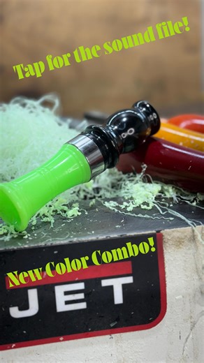 New Goose call color combo! I also have adjusted the bore dimensions of the barrel, using less air making the call a bit faster but maintaining those raspy bottom end growls that mimic those big greater Canadas. Give it a listen! #jbmeltonhandmadecalls #customcalls #handturnedcalls #handmadecalls #waterfowlhunting #goosecall #goosecalls #goosehunting | Jarrett Melton | Facebook