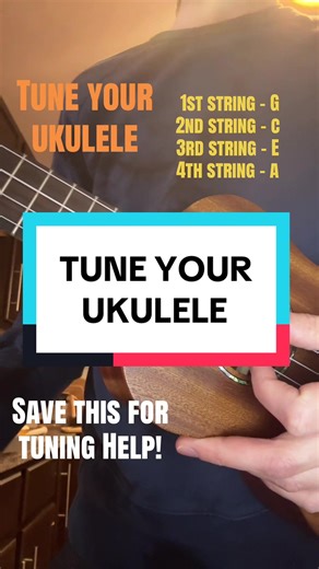 Save this one for reference #ukulele #learnontiktok #tune #help #ukuleletuning