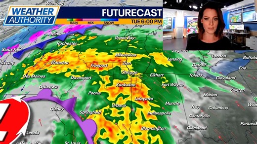 Rain, snow, and a temperature drop: Active weather ahead for Chicago