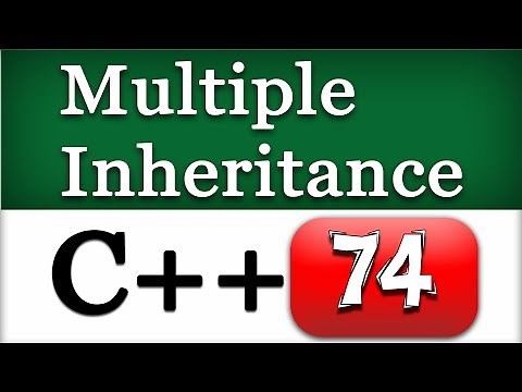 C++ Multiple Inheritance Explained | Cpp Video Tutorial