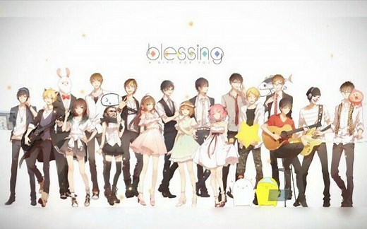 【中文字幕版】Blessing ✽ A Gift for You抓耳的日文歌曲。