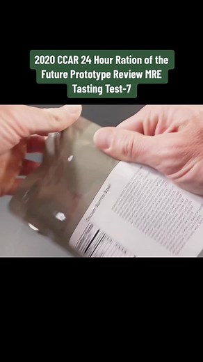2020 CCAR 24 Hour Ration of the Future Prototype Review MRE Tasting Test #hour #ration #future #prototype #review #mre #tasting #test