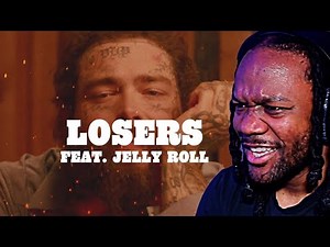 Post Malone - Losers (Lyric Video) ft. Jelly Roll Reaction