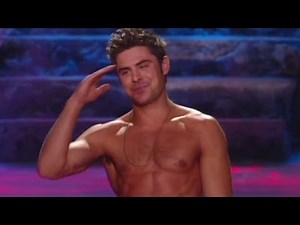 Shirtless Zac Efron at the MTV Movie Awards
