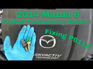 2014-2021 Mazda 6 Engine Coolant Temperature Sensor Replacement