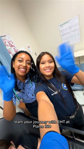🚑 Become a hero in training right here in Plano ISD! In partnership with Collin College, Plano ISD’s Emergency Medical Technician (EMT) program gives students the chance to make a real impact now. They’ll practice real-life emergency response through simulations, hospital rotations and ride-alongs with local first responders, all leading to their EMT certification before graduation. 💪 Whether they’re dreaming of a career as a paramedic, nurse, physician assistant or future doctor, this program
