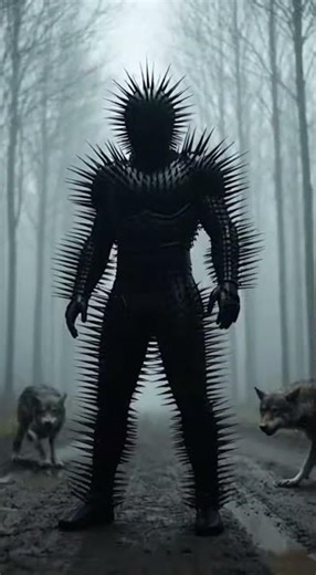 • Man Wears Porcupine Armor — Wolves Immediately Attack