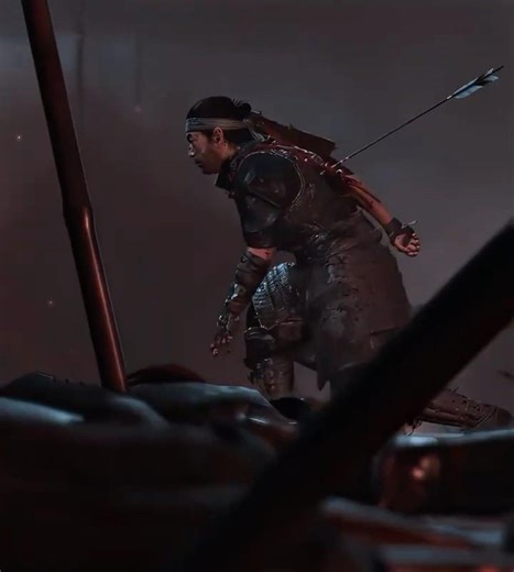 Honor fell on Komoda Beach🏝️… and the journey of the Ghost began🥷⚔️ #ghostoftsushima #ae