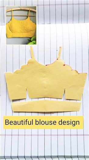 How to Do Designer Blouse Cutting at Home | Step by Step #shorts #designerblouse #new