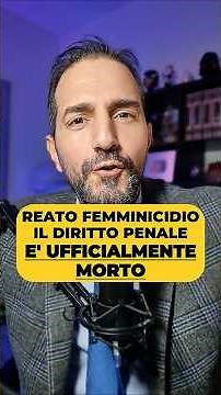 Femicide: Criminal law is officially dead...