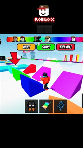 Mega Obby Fun🌈⛄ #roblox #shorts