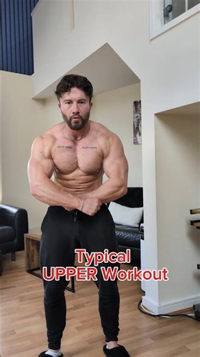 Typical UPPER Workout 💪(Subscribe for more! #testosterone #testosteronetips #fitnesstips