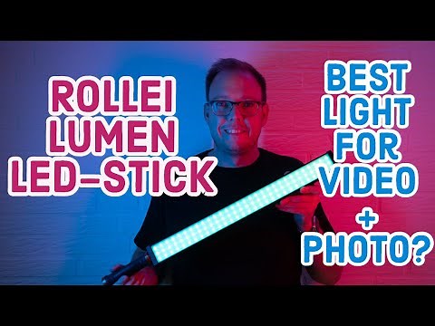 Review: Rollei Lumen LED stick - ultimate lighting for photo and video in the studio or on the road?
