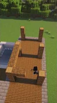 Easy Minecraft Survival House Tutorial! 🏠 #minecraft