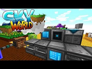 Autocrafting! Tier 3 Solar Array! OP Sword! - Minecraft SKY WORLD #09
