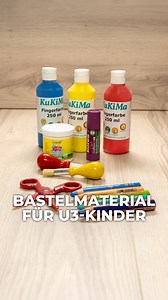 1.1K views | Kleben, schneiden und malen mit U3-Kindern: Probiere...