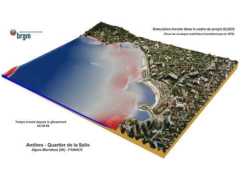 Animation du tsunami de Nice en 1979