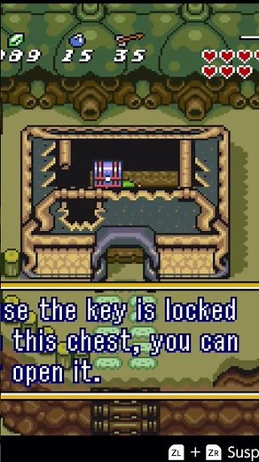 The Legend of Zelda: A Link to the Past (SNES) – Locked Chest – 4th Bottle Secret