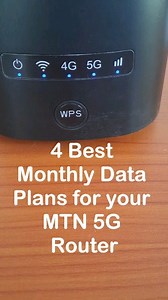 4 Best Data Plans for your MTN 5G Router. | Naija Tech Guide
