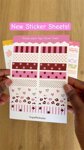 Sticker sheets are here! #scrapbooking #journaling #stickershop