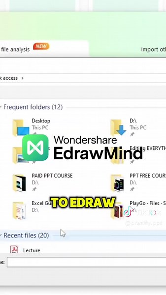 With EDrawMind you can create stunning mind maps and work with your team live! @wondershare_edrawsoft #powerpoint #wondershare #edrawmind #aitools #presentation
