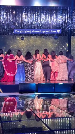 Wedding Dance on Instagram: "Dancing with your entire girl gang on your big day has got to be next level special ✨ Our lovely bride @sub.vee just casually setting the stage on fire with her girls! Recreate this with your girls ✨ Choreography @thesangeetstory [bridesmaids, sangeet choreography, sangeet dance, wedding choreography, Bollywood songs, viral sangeet, trending audio, bride and her friends, girl gang, recreate; fyp, explore page]"