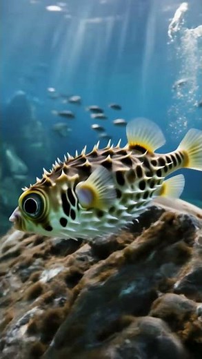 pufferfish confusion #fypシ゚viral #nemo #animalshorts #fypシ゚viral #fish #aquarium #animation