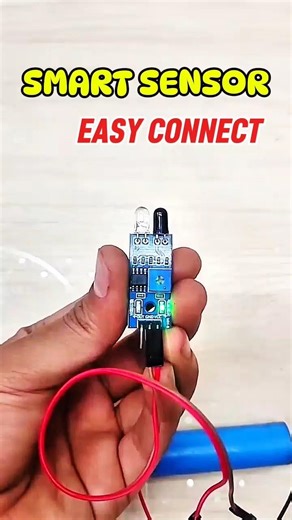 How to Make a Simple Obstacle Sensor#shorts #sensor #diy
