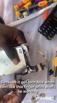 How to change iPhone 7, 8, 7plus and 8plus finger print flexible cable (on the screen)
