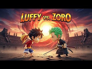 EPIC 3D Anime Fight: Straw Hat vs. Swordsman