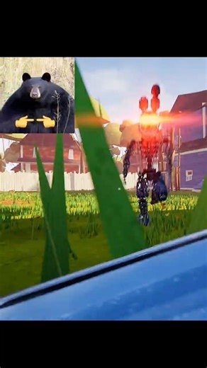 Bonnie in hello neighbor 😭 #fnaf #shorts #helloneighbor #fredbear