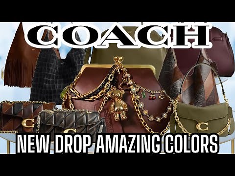 Coach Fall 2025 New Bags | Olive, Burgundy, Fringe & Patchwork Walk-Through