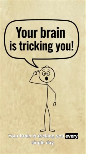 Your Brain Is Secretly Tricking You Every Day — 3 Psychology tricks | #shorts