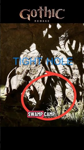 Secret hole in Swamp Camp #gothicremake #gothic1