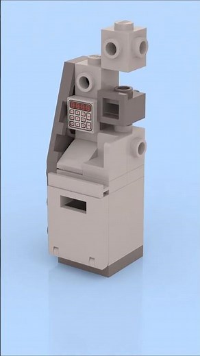 LEGO Mini ATM 🧱💳 The Smallest Cash Machine Ever Built! ✨💸 #legoshorts #legomoc #legoanimation