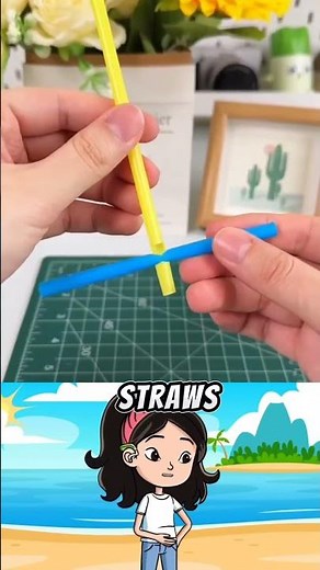 How to Make a Spinning Propeller ✨ Using 2 Straws | Easy DIY Science Craft for Kids