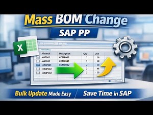 Mass BOM Change in SAP PP | Step-by-Step Guide