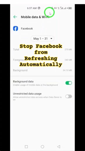 Stop Facebook from Refreshing Automatically